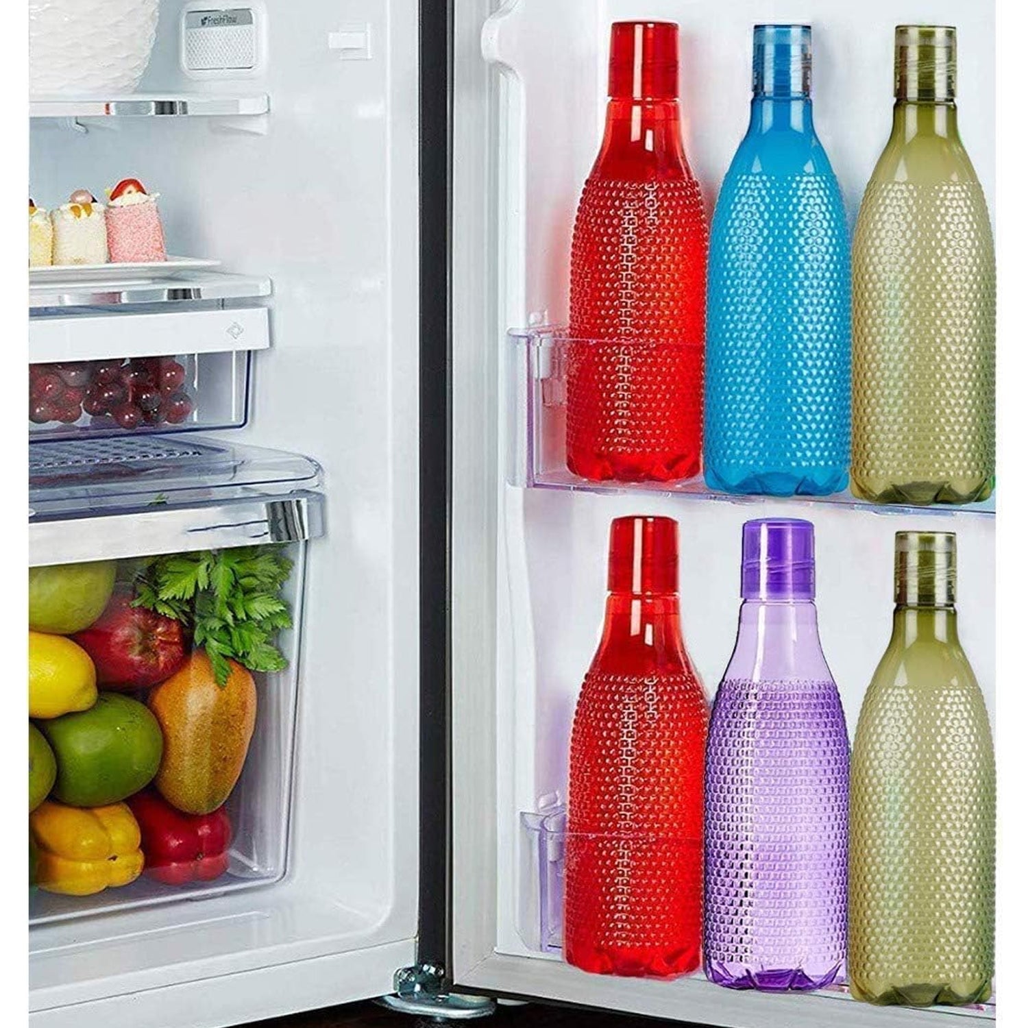 5306 Plastic Fridge Water Bottle | Bubble Design Water Bottle | Use For Fridge, Home and Office ( Brown Box ) DeoDap 5306 Plastic Fridge Water Bottle | Bubble Design Water Bottle | Use For Fridge, Home and Office ( Brown Box ) DeoDap